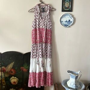 Beautiful Patterned Maxi Dress by Chelsea & Theodore